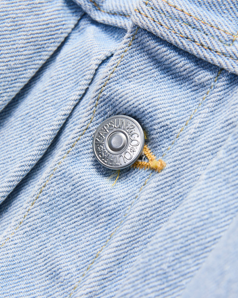 Denim Tracker 1P Jacket in Indigo Ice Wash
