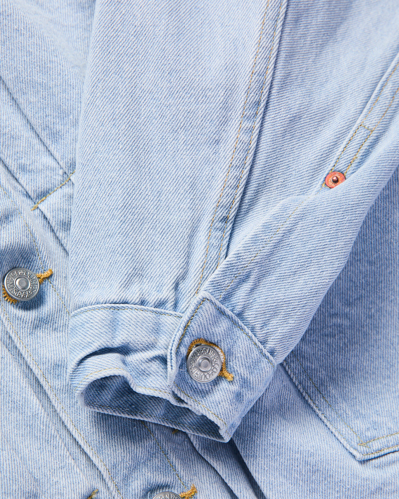 Denim Tracker 1P Jacket in Indigo Ice Wash