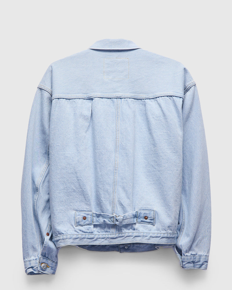 Denim Tracker 1P Jacket in Indigo Ice Wash