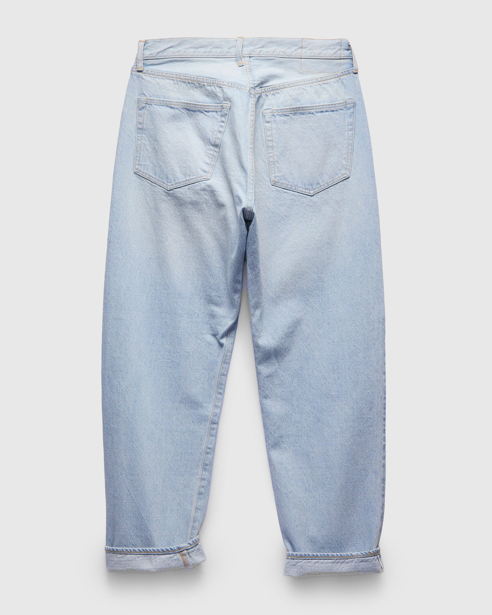 5P Zipper Front Denim Pants in Indigo Ice Wash – Blue Owl Workshop