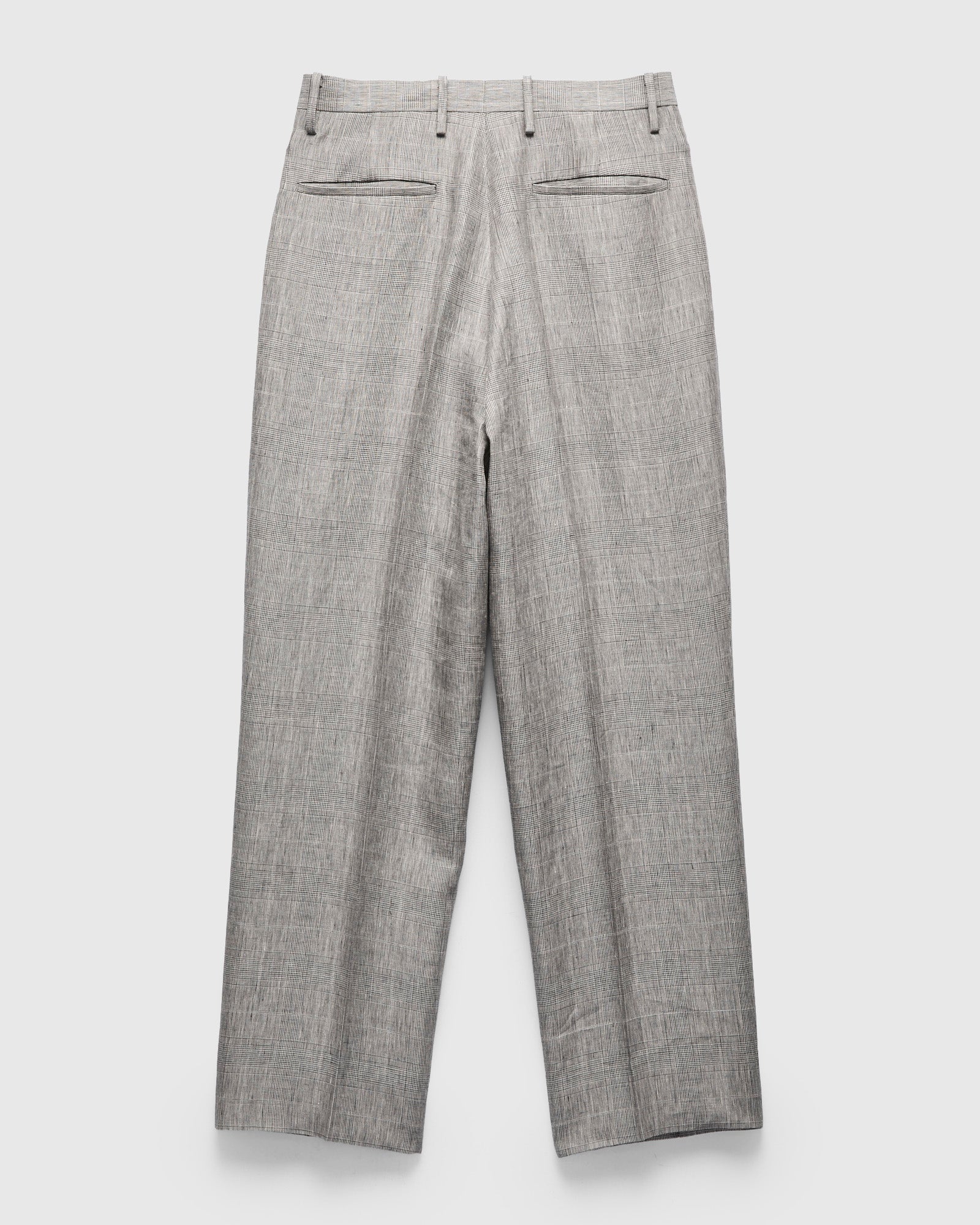 Linen Mohair Shoecut Slacks in Glen Plaid – Blue Owl Workshop