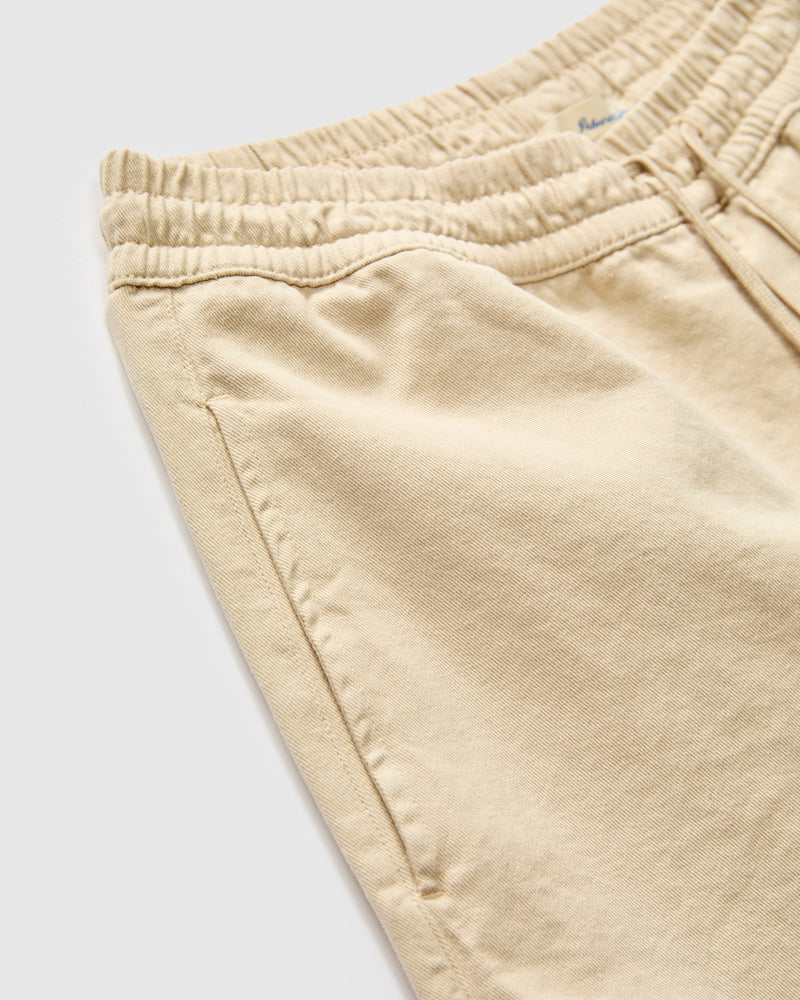 5" Lightweight Cotton Twill Shorts in Chalk