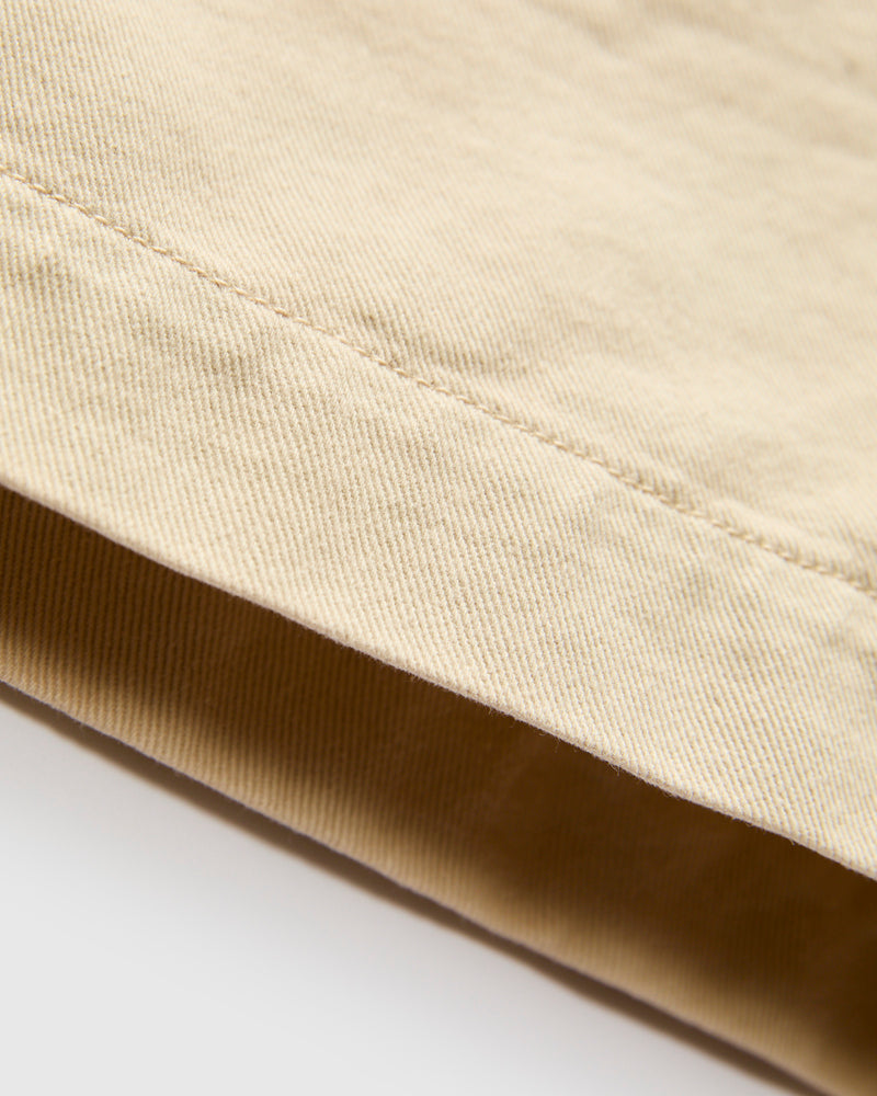 5" Lightweight Cotton Twill Shorts in Chalk