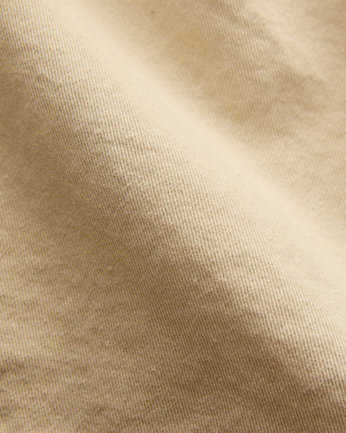 5" Lightweight Cotton Twill Shorts in Chalk