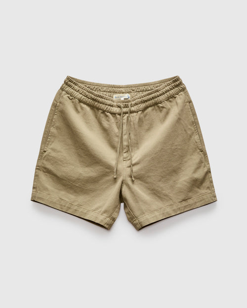 5" Lightweight Cotton Twill Shorts in Vintage Army
