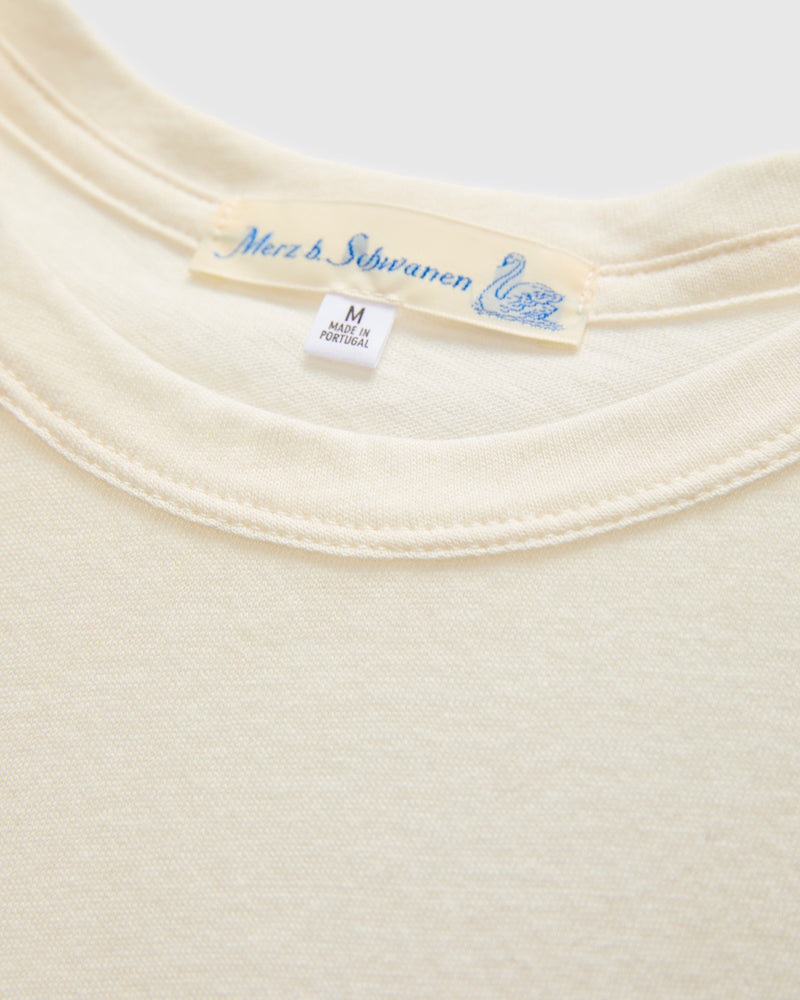 Cotton Cashmere T-Shirt in Nature
