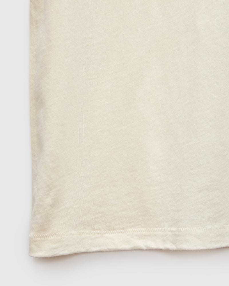 Cotton Cashmere T-Shirt in Nature