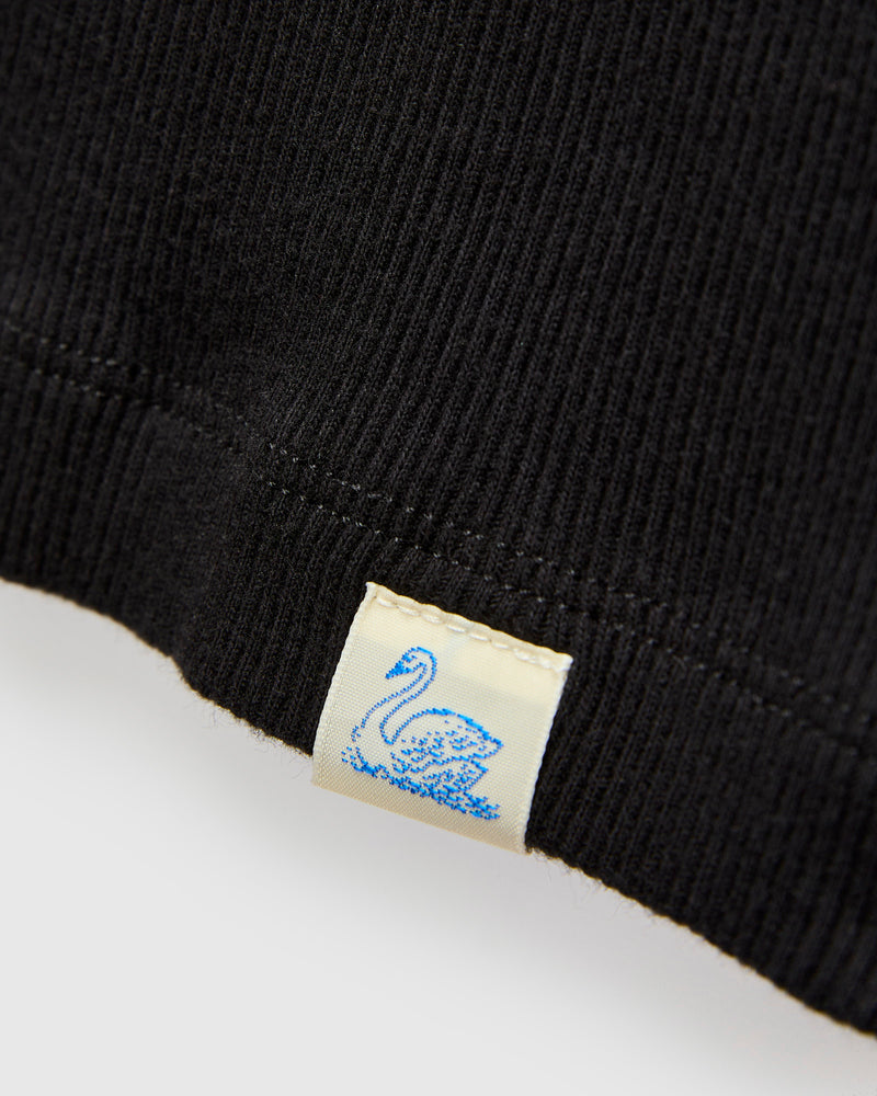 7.2oz Ribbed Tanktop in Deep Black