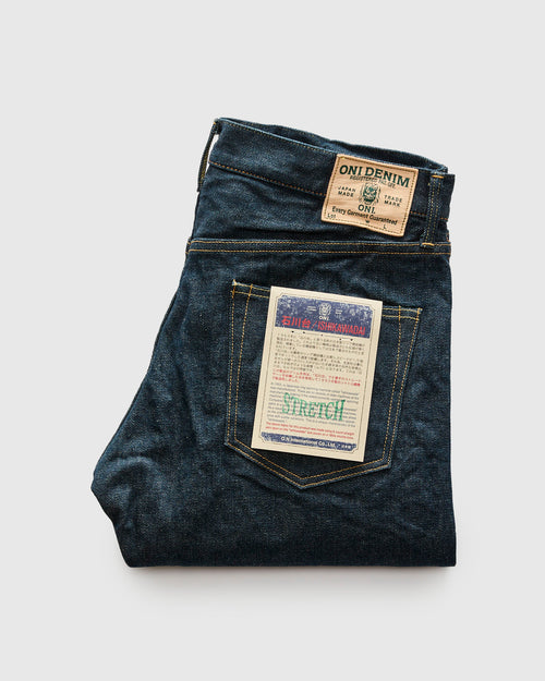 121S "Ishikawadai Stretch" 15oz Stretch Selvedge Denim - Relaxed Tapered Fit
