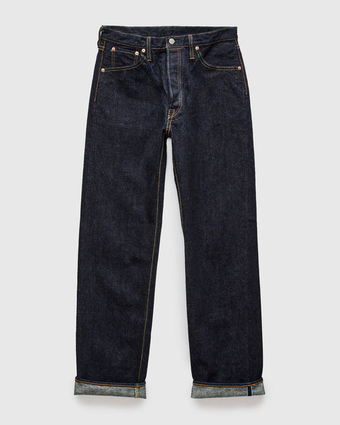 XX-002 14oz Rinsed Selvedge Denim - Piped Straight Fit – Blue Owl