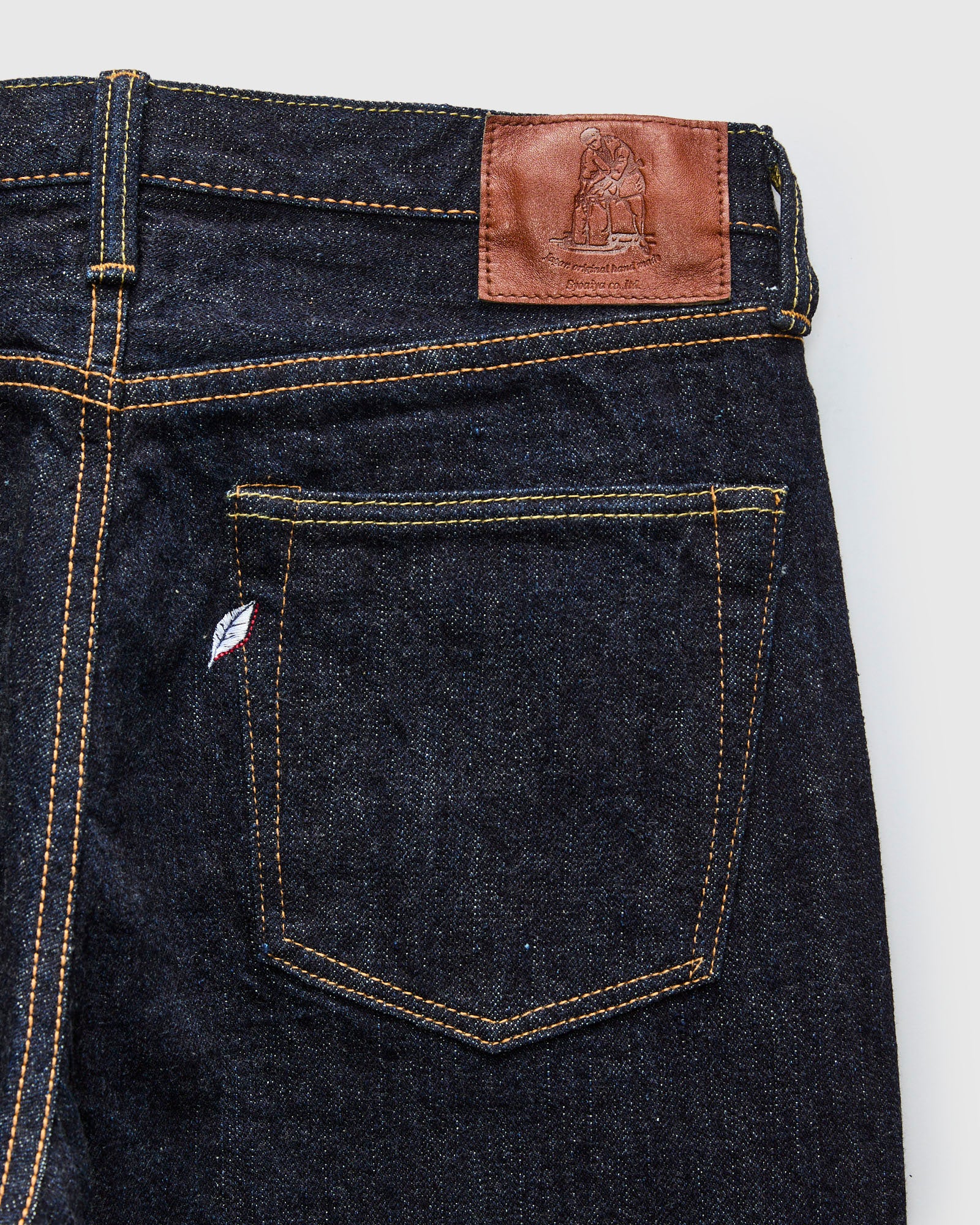 XX-002 14oz Rinsed Selvedge Denim - Piped Straight Fit – Blue Owl