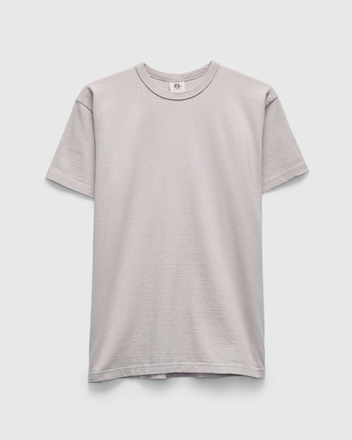 Heavyweight Solid T-Shirt in Light Grey