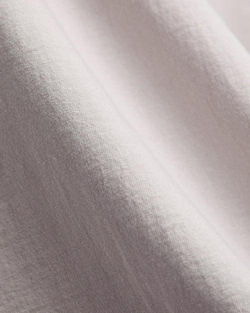 Heavyweight Solid T-Shirt in Light Grey