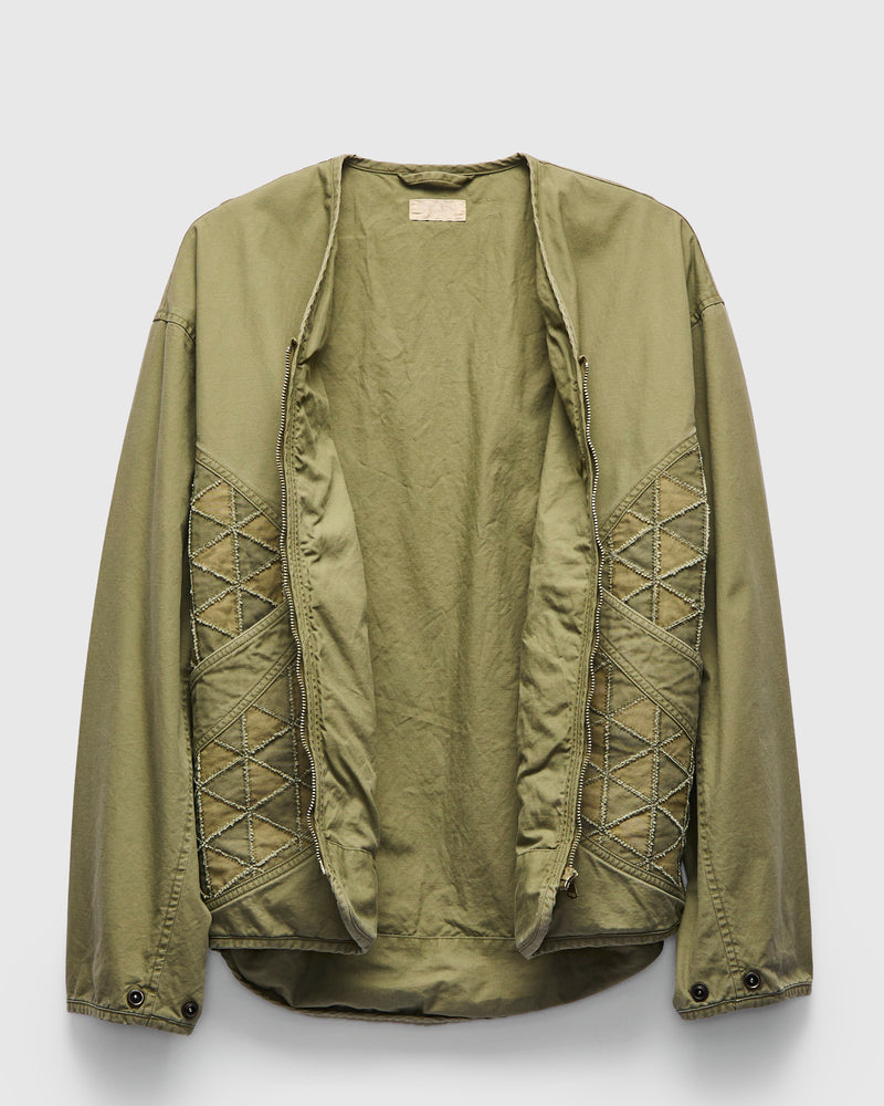 MSP-4050 Tsugihagi Haori Jacket in Olive