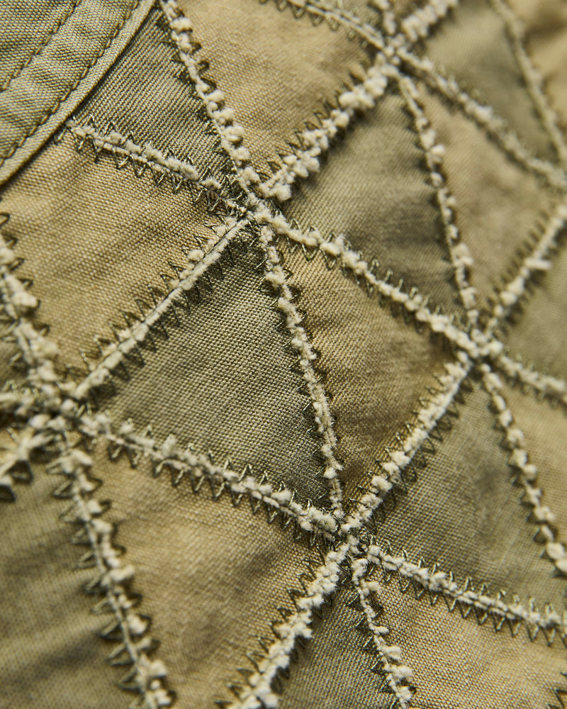 MSP-4050 Tsugihagi Haori Jacket in Olive