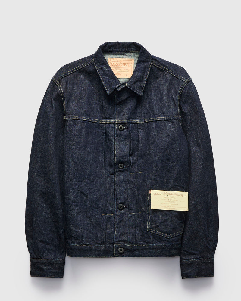 OR-401 Tailor Denim Jacket in Rinsed Indigo
