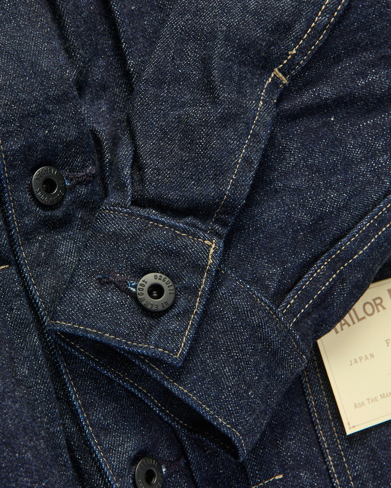 OR-401 Tailor Denim Jacket in Rinsed Indigo
