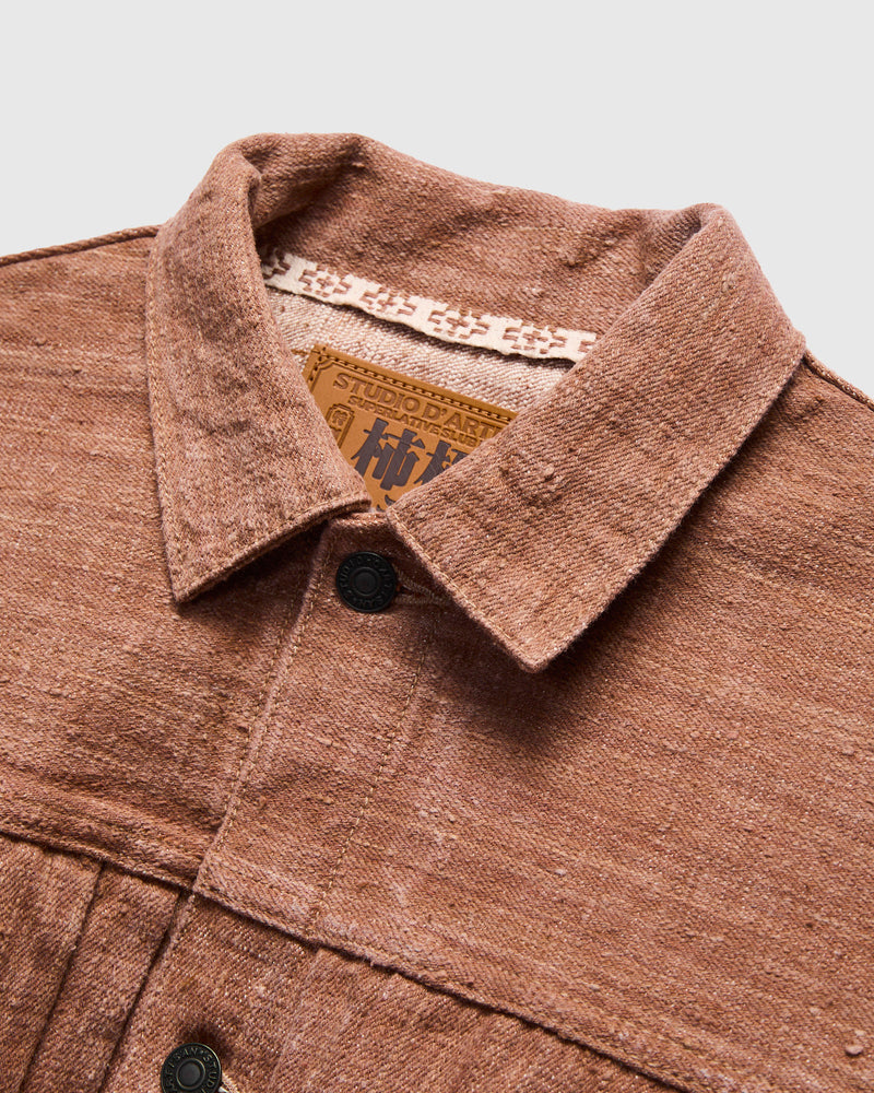 "Kaki-Kyoku" 45th Anniversary 16oz Kakishibu Selvedge Type-2 Jacket
