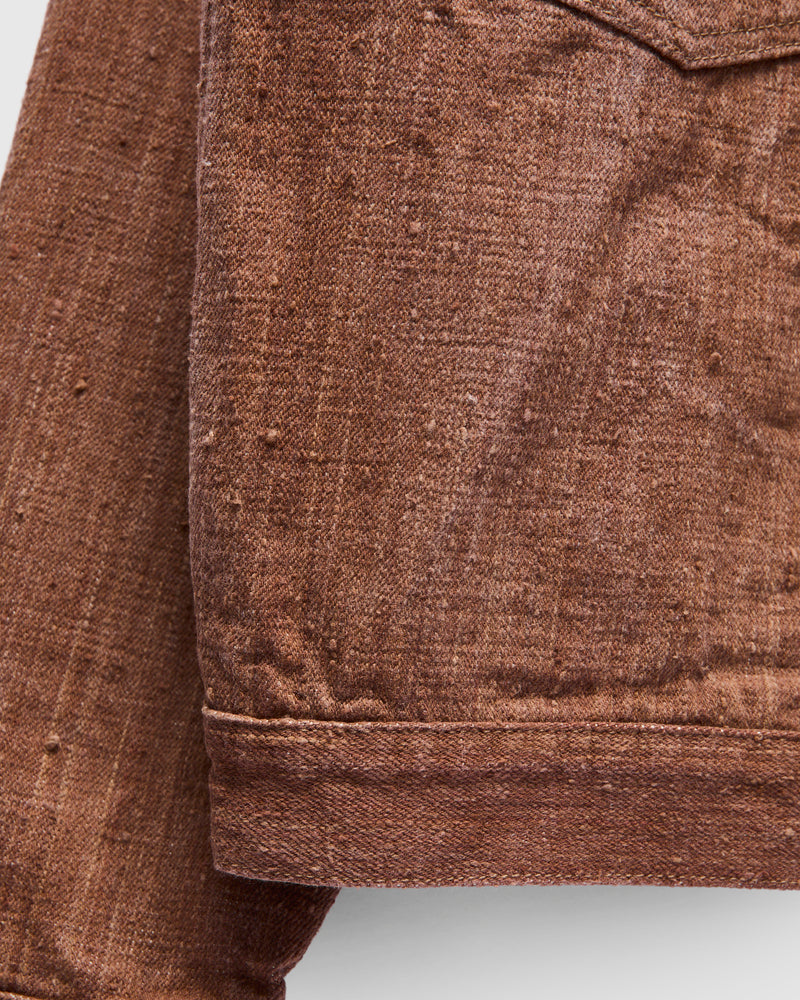 "Kaki-Kyoku" 45th Anniversary 16oz Kakishibu Selvedge Type-2 Jacket