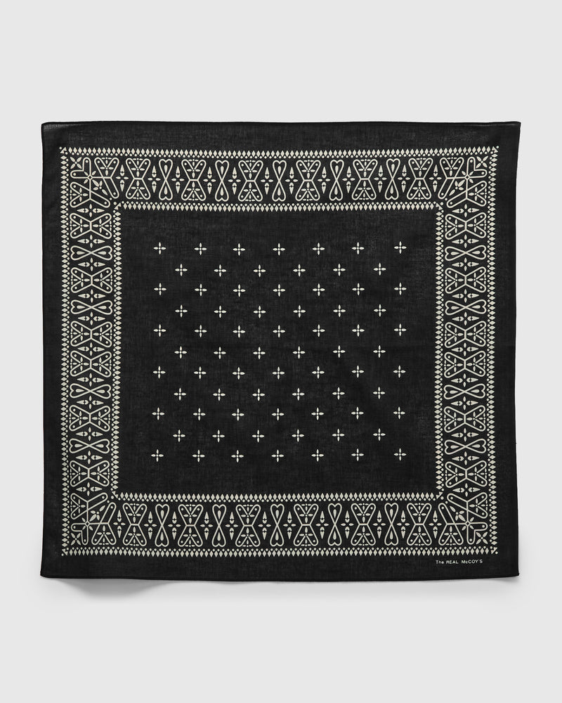 Cross Bandanna in Black