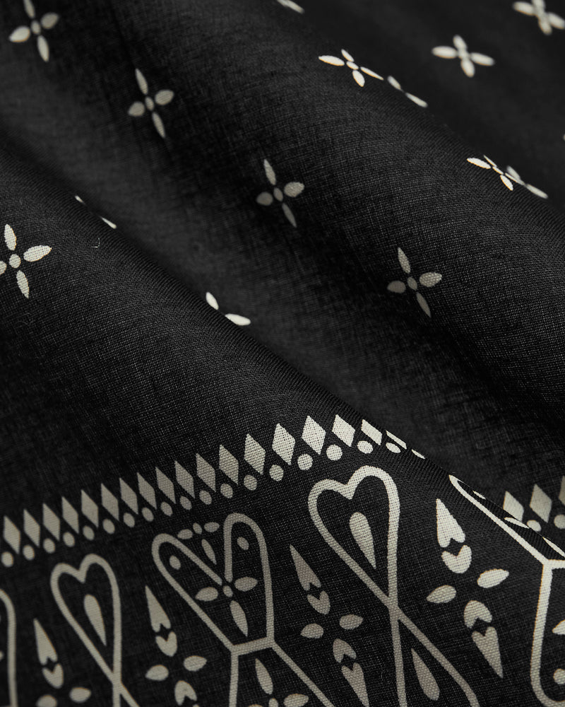 Cross Bandanna in Black