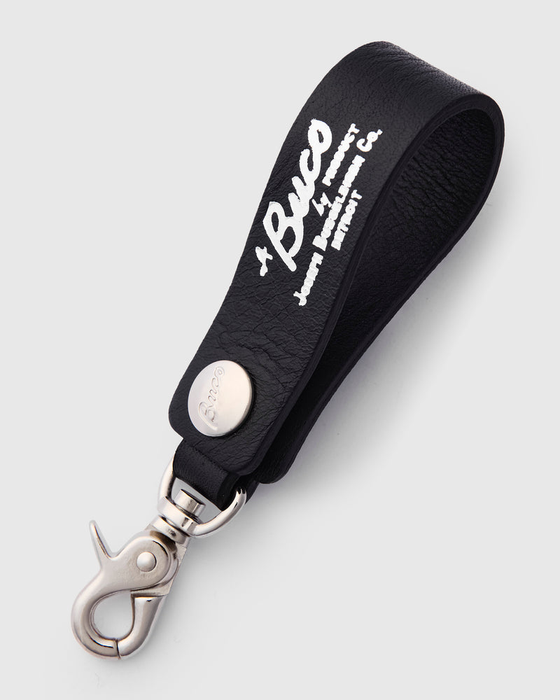 Buco Leather Motorcycle Glove Strap in Black