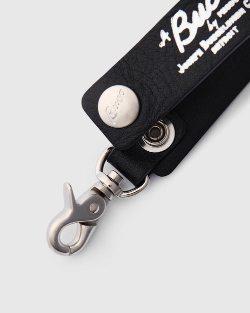 Buco Leather Motorcycle Glove Strap in Black