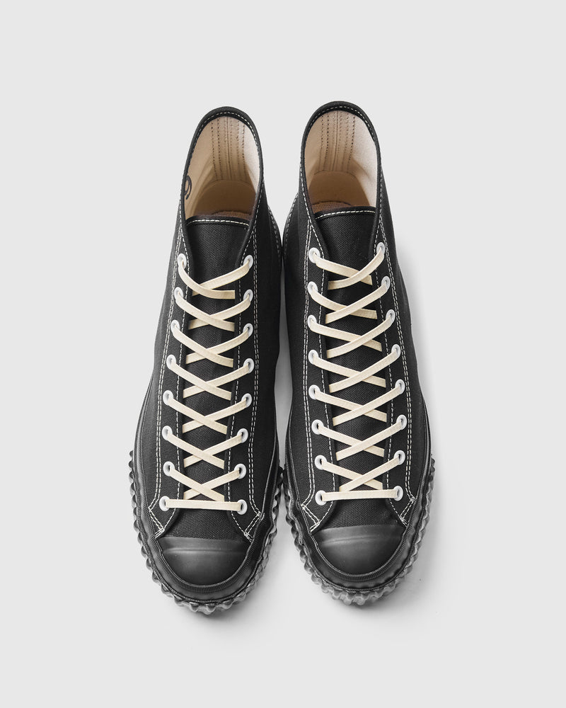 Military Canvas Training Shoes in Black