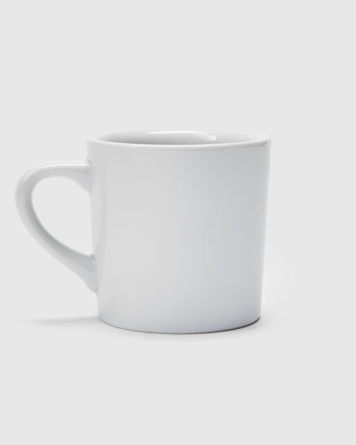 Arita Porcelain Logo Coffee Mug in White