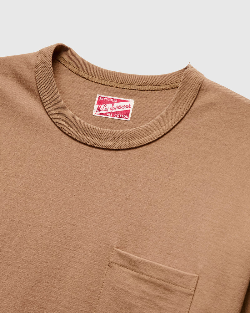 Pocket Tee in Chestnut