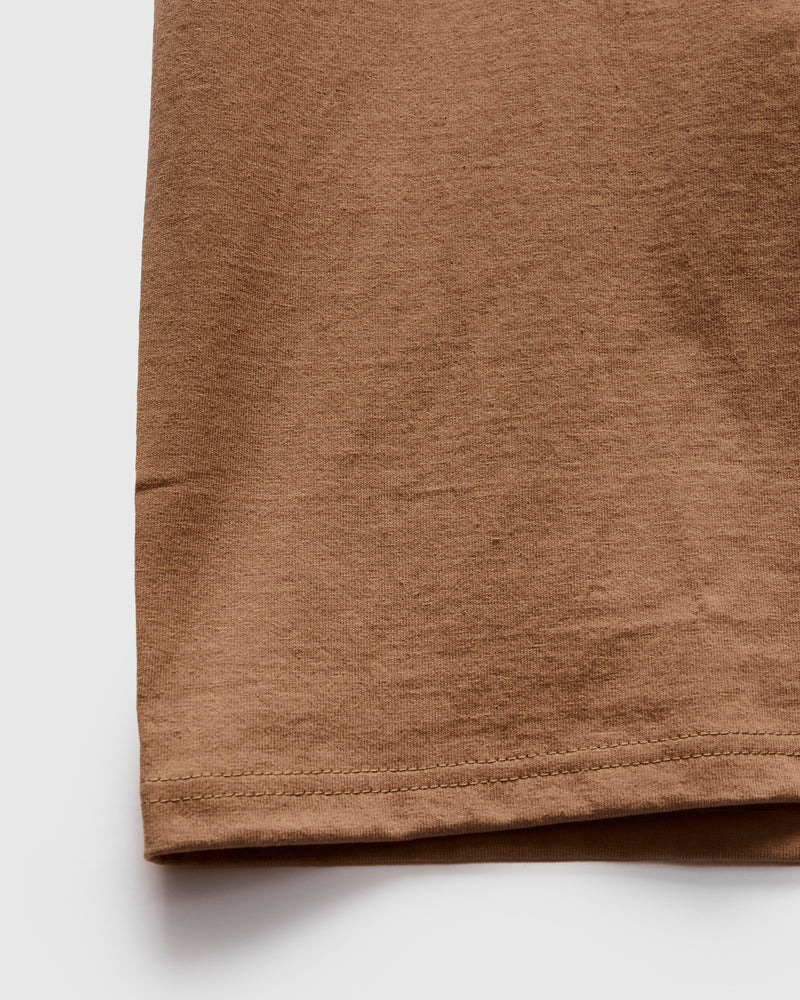 Pocket Tee in Chestnut