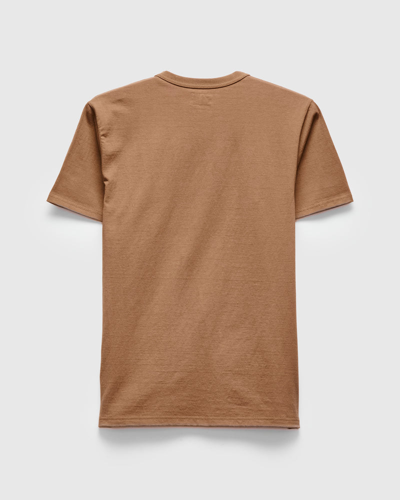 Pocket Tee in Chestnut