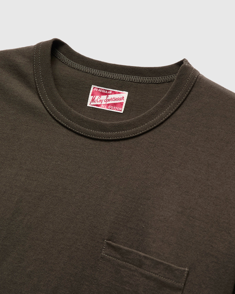 Pocket Tee in Charcoal