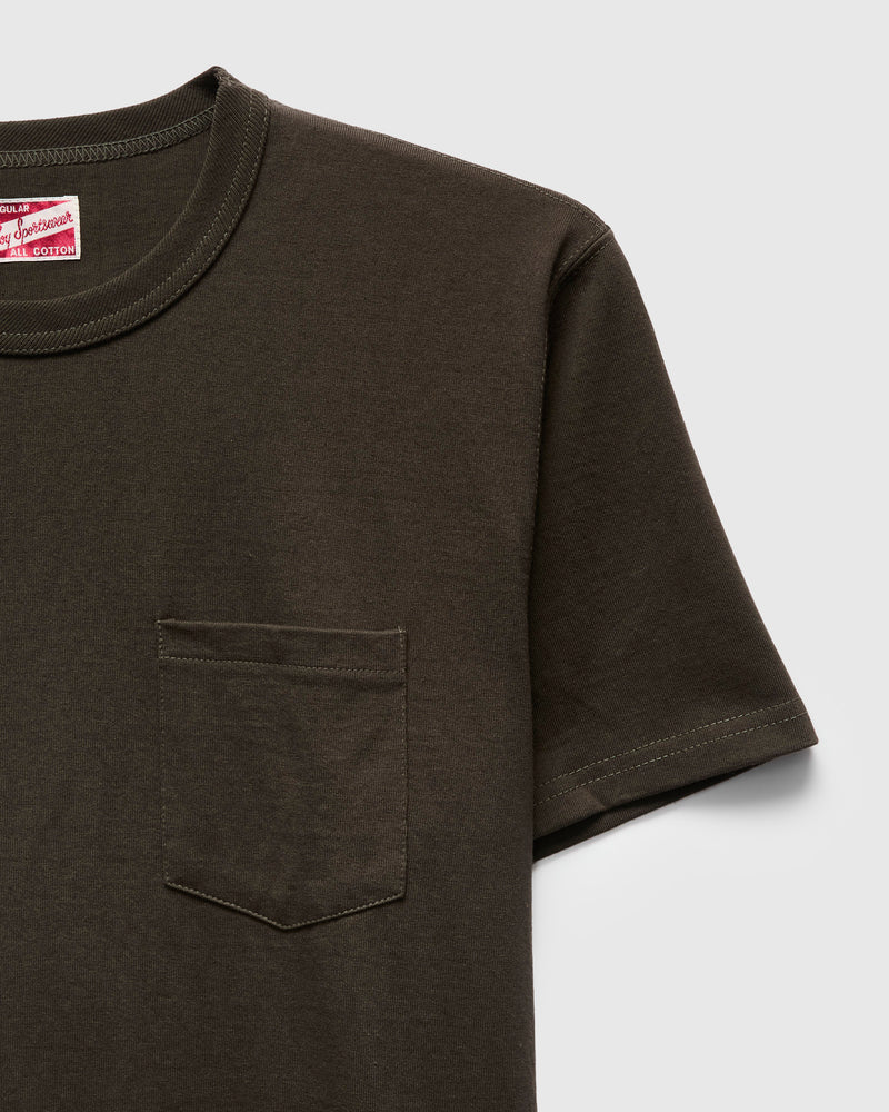 Pocket Tee in Charcoal