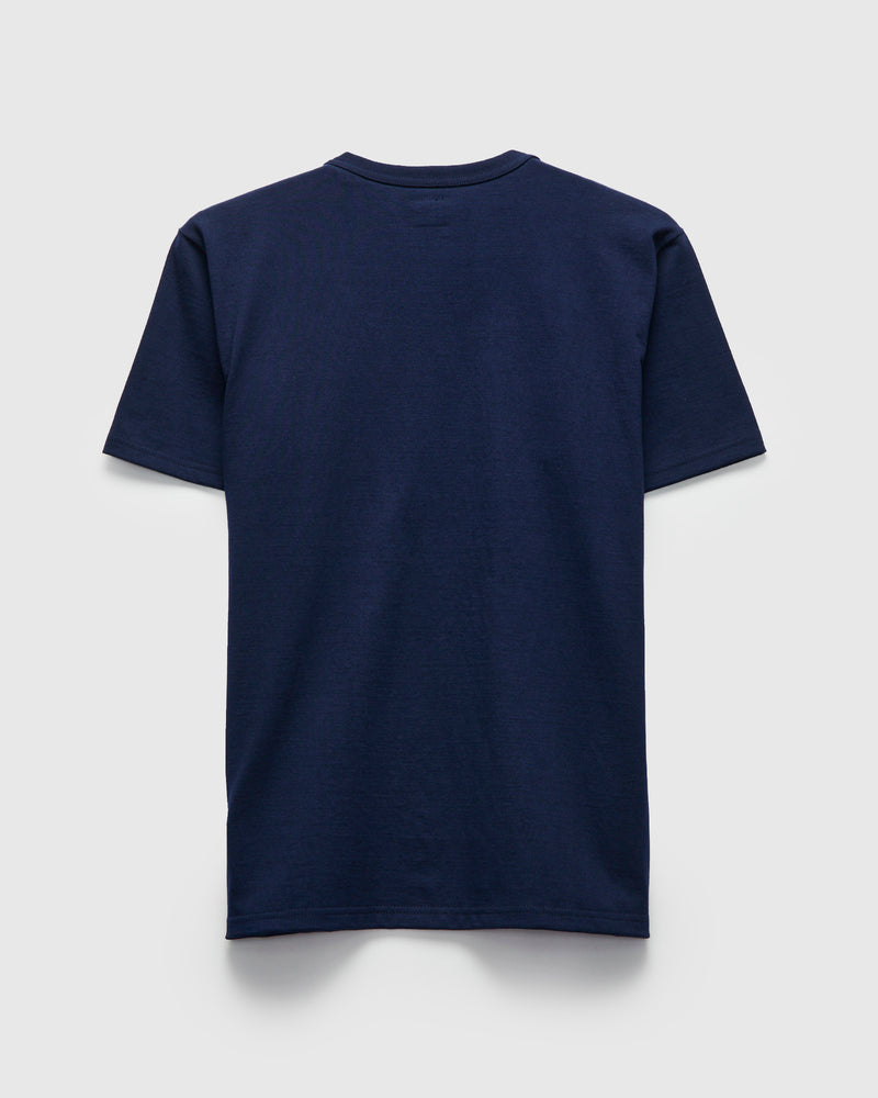 Logo Tee in Navy