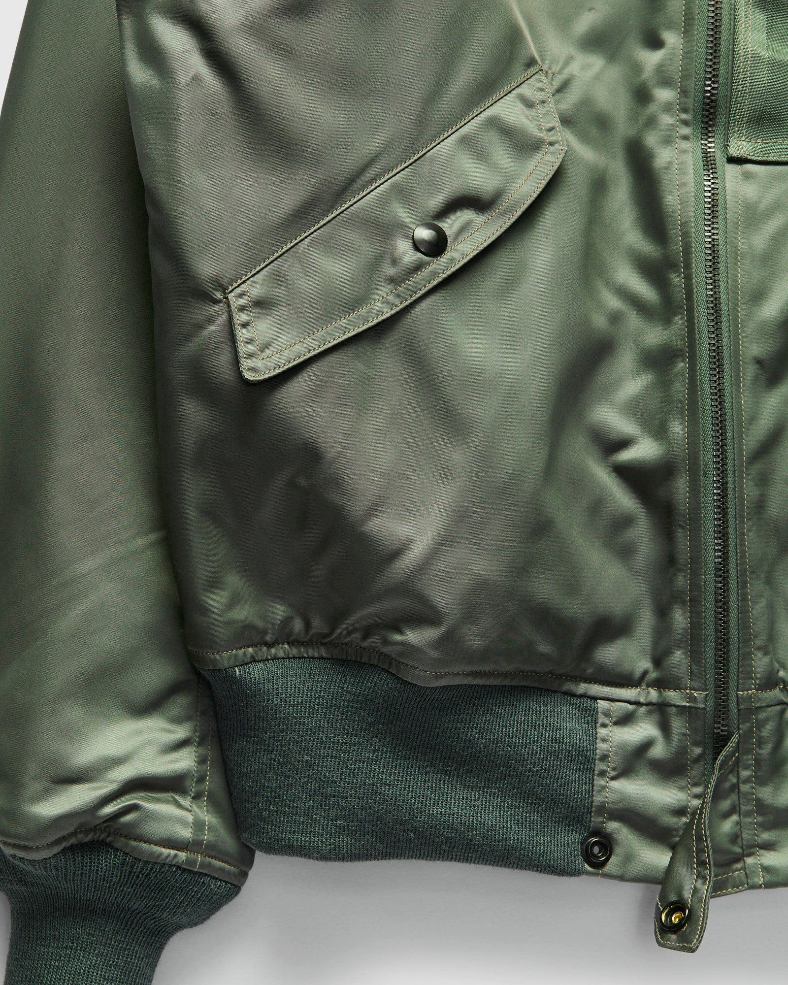 ジャケット・アウター MARKAWARE Jacket Flying Type L-2B Type L-2B Flight Jacket in Sage Green – Blue Owl Workshop