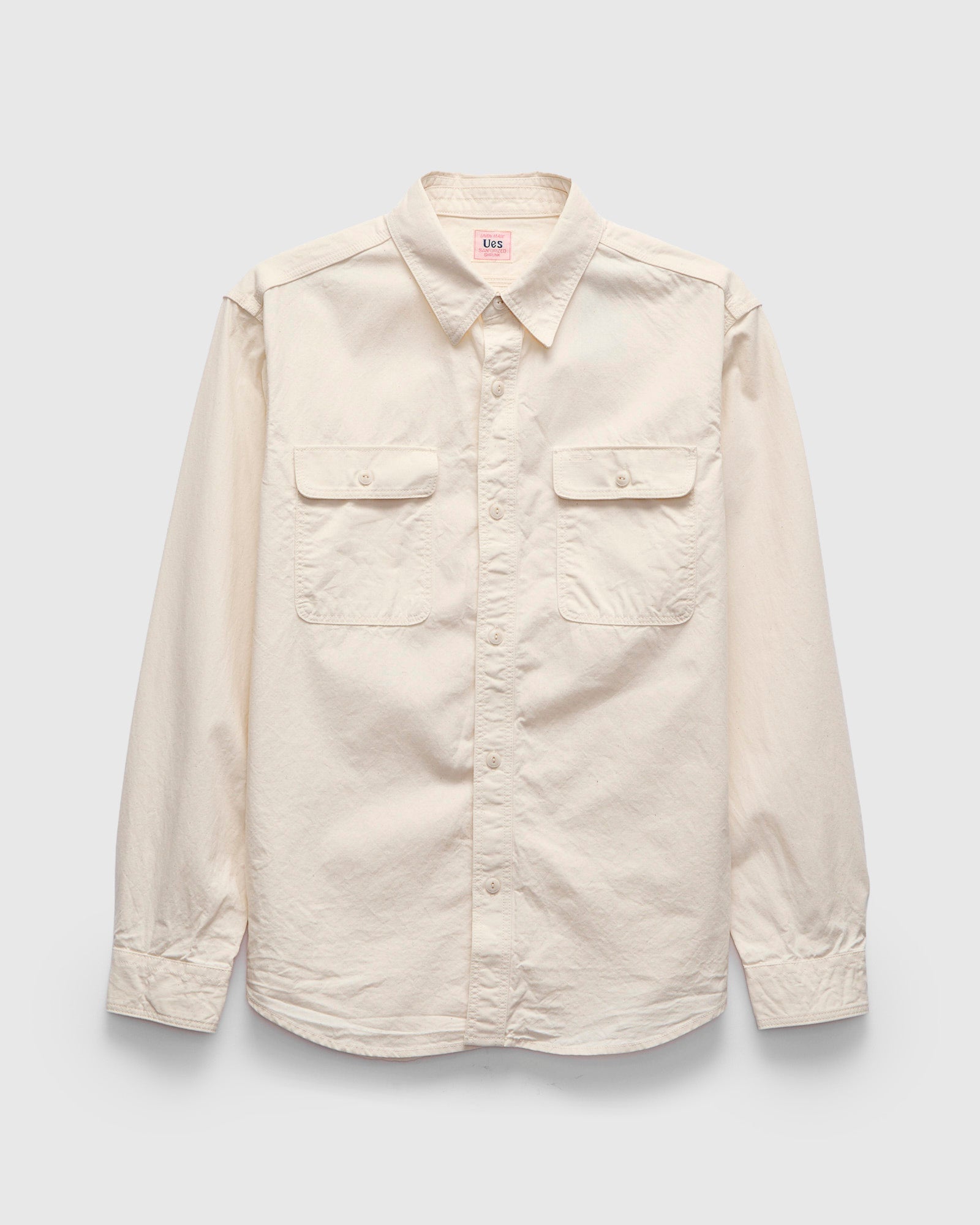 Triple Stitch Work Shirt in Off White – Blue Owl Workshop