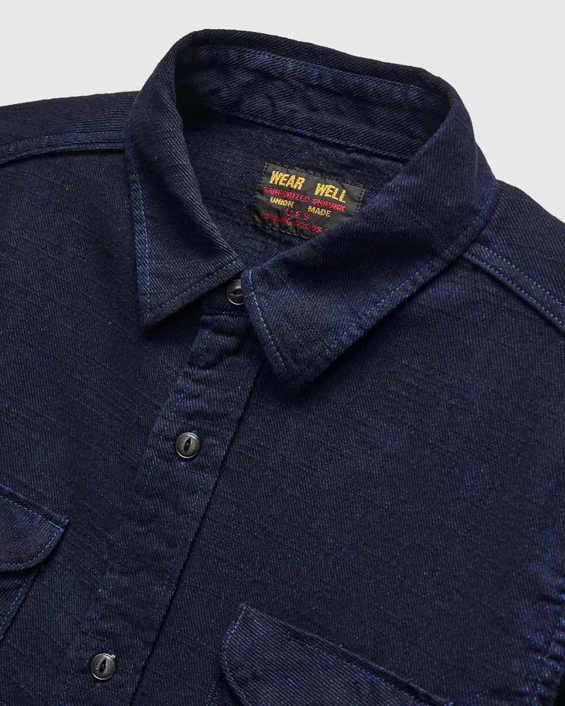 Viyella Shirt in Indigo