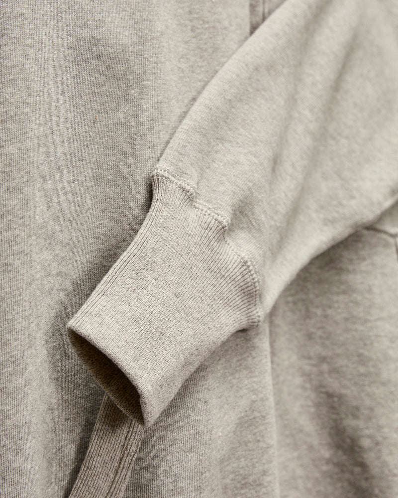 496 Freedom Sleeve Zip Hoodie in Heather Grey