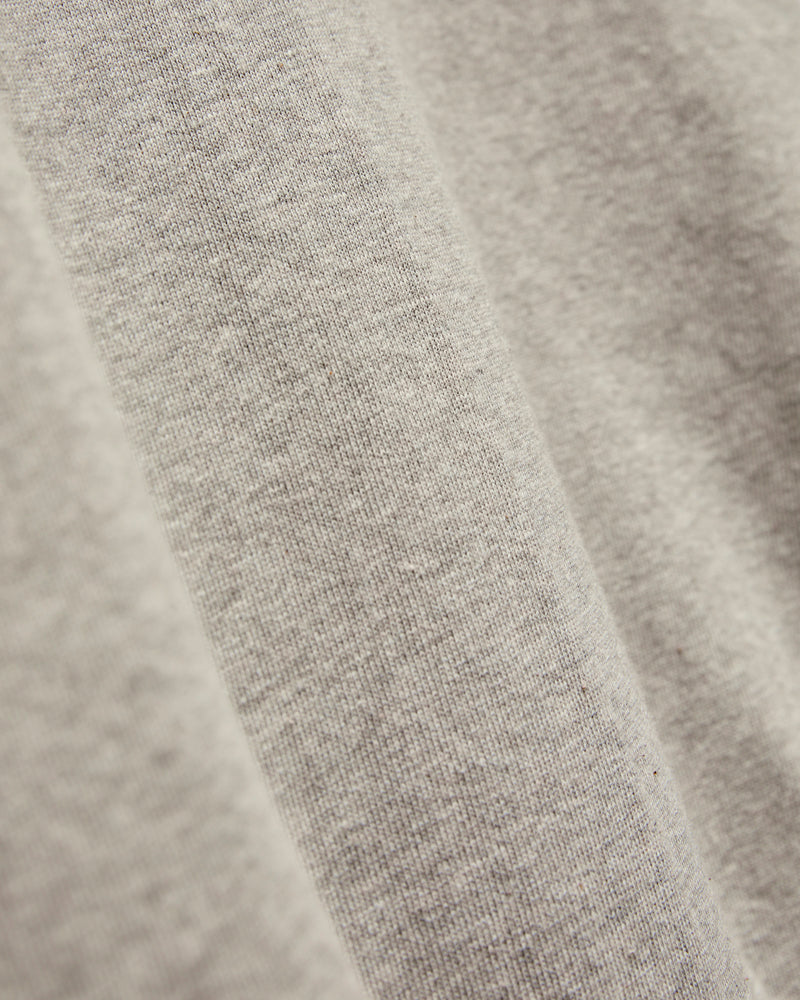 496 Freedom Sleeve Zip Hoodie in Heather Grey