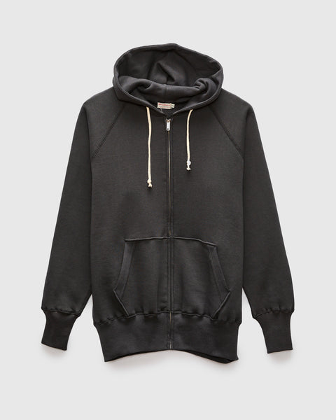 496 Freedom Sleeve Zip Hoodie in Ink Black – Blue Owl Workshop