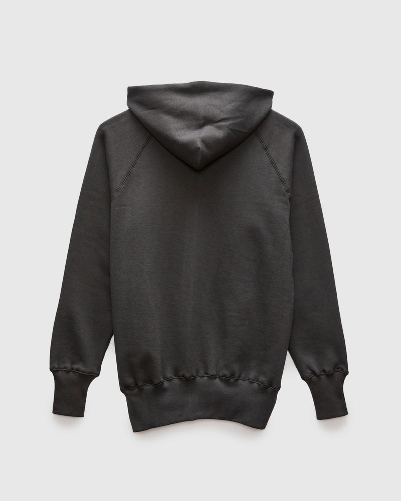 496 Freedom Sleeve Zip Hoodie in Ink Black