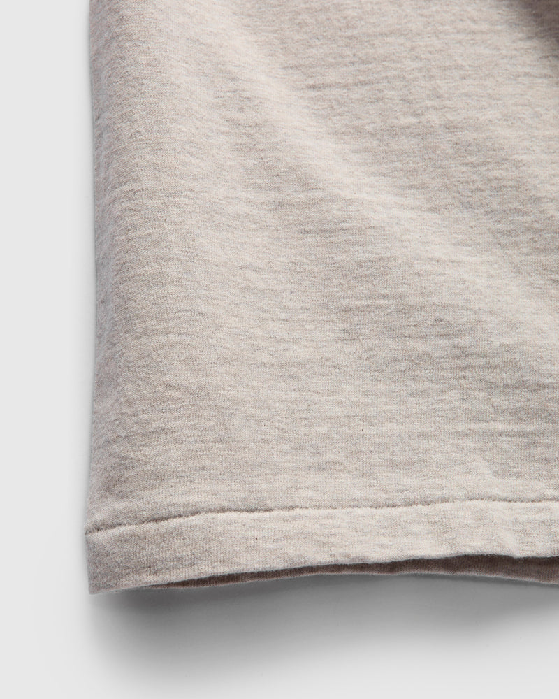 Recycled Cotton FoxFibre Ringer T-Shirt in Stone