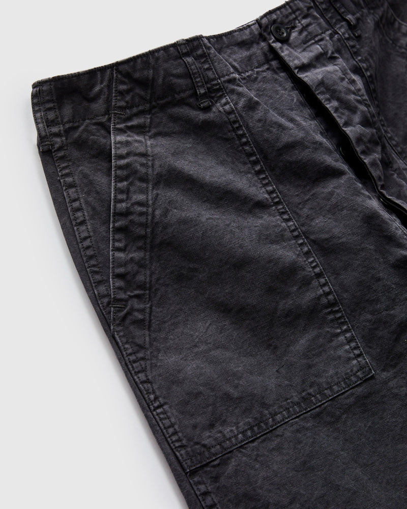 Summer Fatigue Pants in Black