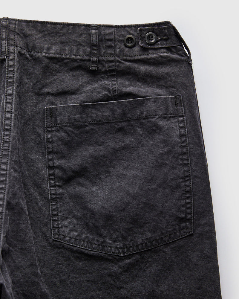Summer Fatigue Pants in Black