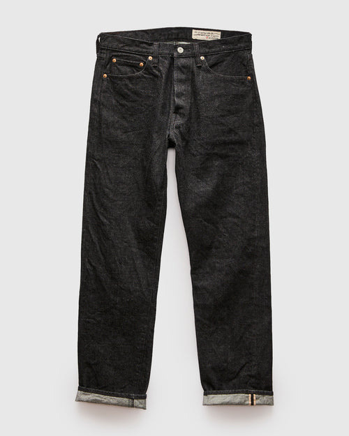 66 Black 15oz Rinsed Selvedge Denim - Ivy League Fit