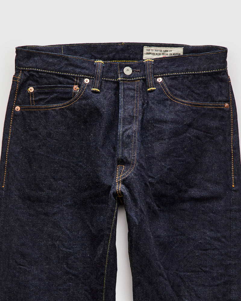 XX Indigo 15oz Rinsed Selvedge Denim - Classic Straight Fit