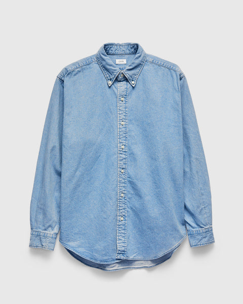 CIOTA 　Denim Western Shirt　サイズ6 別注 Denim Button-Down Shirt in Light Blue – Blue Owl Workshop