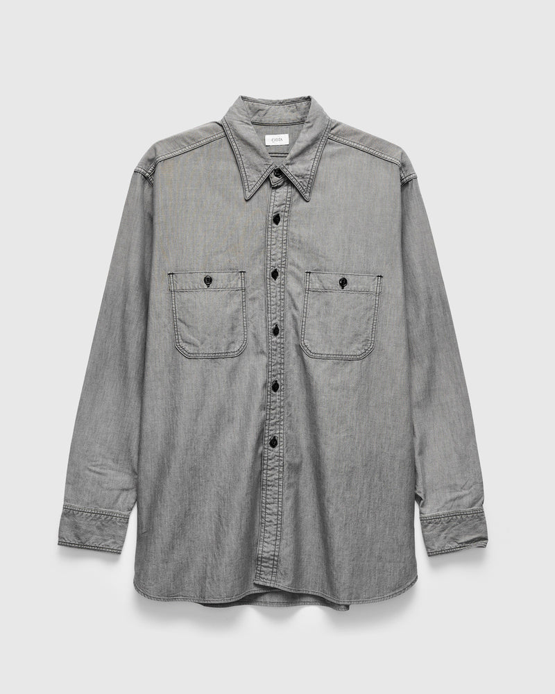 USN Chambray Shirt in Light Black
