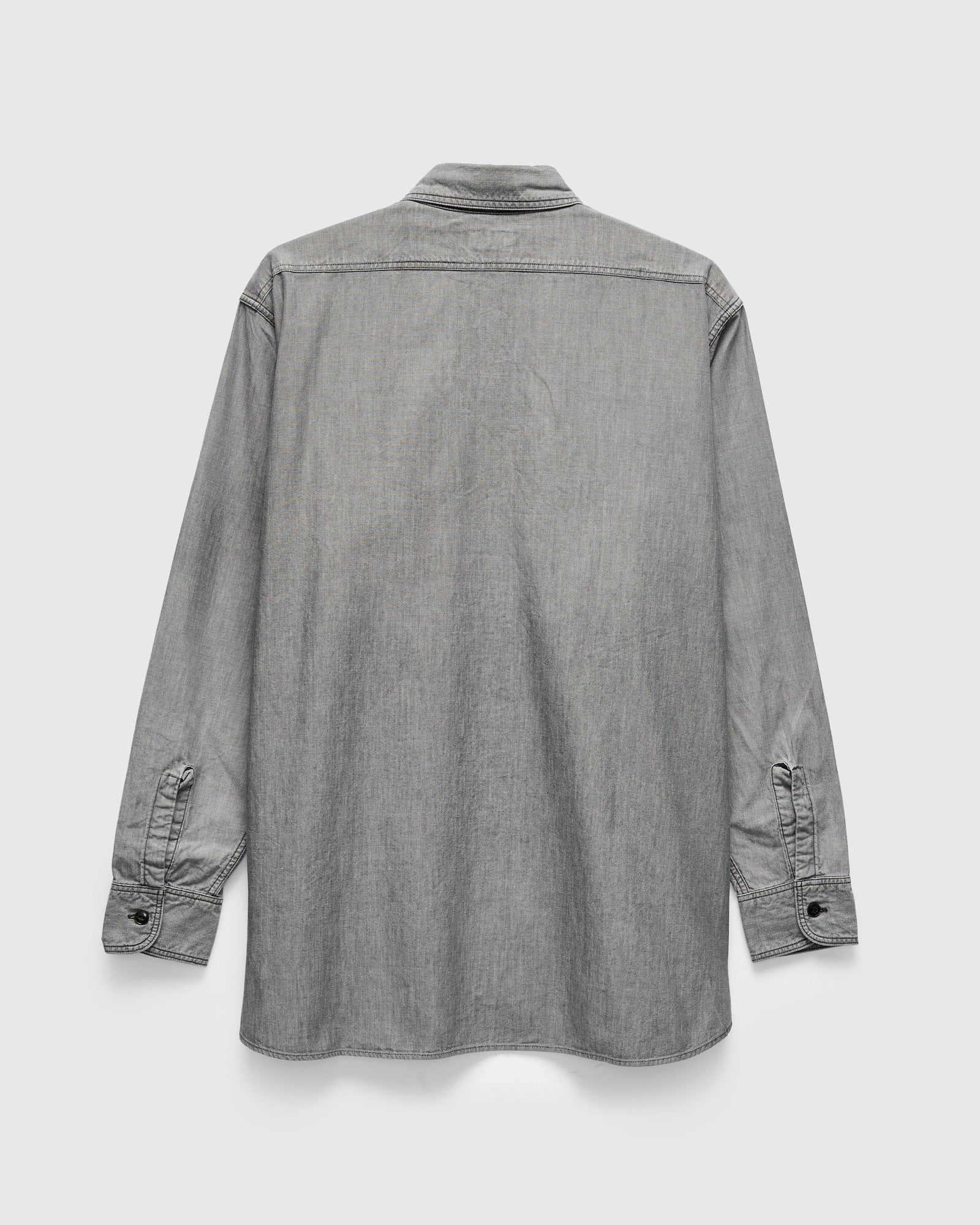 USN Chambray Shirt in Light Black – Blue Owl Workshop